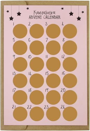 Adventskalender Weihnachten Rubbelkarte - Adventskalender - Überraschung Lustige Weihnachten Rubbelkarte - Frecher Adventskalender - Lustige Rubbelkarte