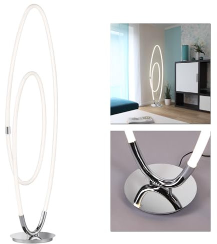 H4L Stehleuchte Standleuchte LED 59W Stehlampe modern Design Leuchte Dimmer 230V Standlampe