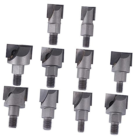 BUGUUYO Broca De Perforación Para Abrir De Cerradura De Puerta Herramienta De Fresado y Ranurado Para Accesorios De Carpintería Negro