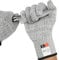 AUYAO Cut Resistant Gloves, Level 5 Protection Anti Cutting Gloves, Lightweight Protective Work Gloves, Food Grade Cut Proof Gloves for Kitchen Cooking, Meat Cutting and Woodworking (24cm)