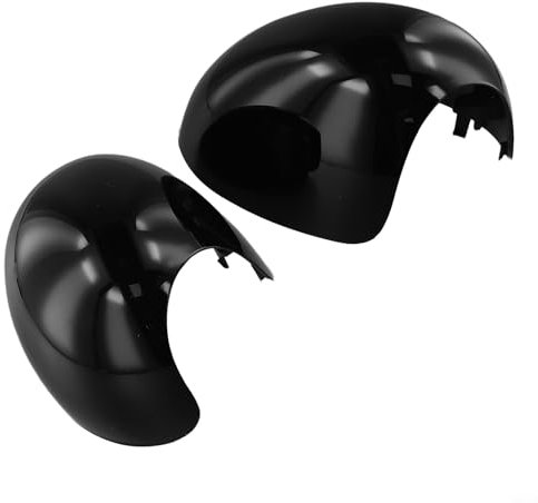 HpLive Coques de rétroviseur noir 51162754914 pour Mini pour Cooper R55 R56 R57 07-14, coque de rechange pour rétroviseur de voiture