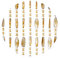 SpazioTessile Tenda Perline Colorate In PVC Antimosca Universale per Porta Finestra 8 Varianti (Beige, 140x240 112 Fili)