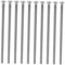 Vaguelly 10 Stück Schalttafel Schrauben Lange Schrauben Steckdose Schrauben Länger Ort Schlüssel Montage Mit Schrauben Und Dübel Schrauben Der Wandplatte Fix Poliert Silver Rostfreier Stahl