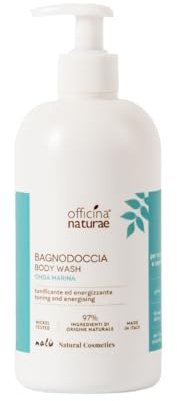 Officina Naturae | Bagnodoccia Onda Marina Tonificante ed Energizzante con Tè Verde Bio, 250ml