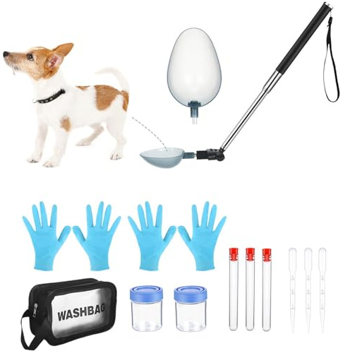 Befeixue Hunde-Urin-Sammelkit Verstellbarer Hunde-Sammelhalter