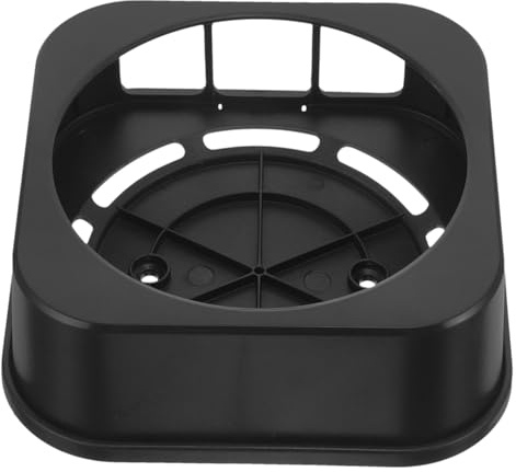 WATIIFUFU Wall Mounted Set-top Box Holder Rack Compatible with Apple Tv Tv-box Mount Organizer for Secure Placement Space-saving Black Bracket for Home Entertainment