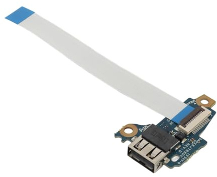 Luqeeg Laptop USB Board Replacement with Flat Cable, Compatible for ProBook 450 G6 DA0X8JTB8D0, Laptop Computer Replacement Parts, Ideal for Repair