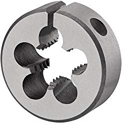 Dormer F300M7X1 Series F300 HSS Adjustable Split Hand Die, Bright Finish, M7 x 1.00mm x 3/8