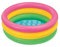 Intex 57107NP - Aufblasbarer Baby-Pool Sunset, DREI Ringe, Vinyl, Mehrfarbig, 61x22 cm