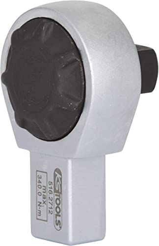 KS Tools Einsteck Umschaltknarre 14 x 18 mm 516.2712 I 1/2 Zoll Ratsche verchromt, feinverzahnt & mit Stiftsicherung I Einfaches Drehen von Schrauben & Muttern