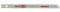 Milwaukee 48-42-0850 4 Jig Saw Bi-Metal Blade With 8 Teeth Per Inch (5 Pack), Bi-Metal