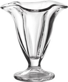 Libby's Market Place Set of 4 Classic Glass Sundae Dishes Glass Ice Cream Bowls