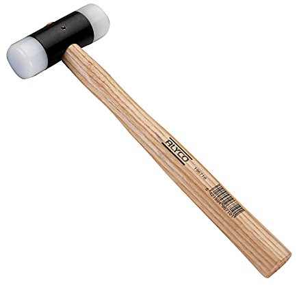 Alyco 196710 - Martillo 550 gr mango madera con bocas de nylon de 34 mm
