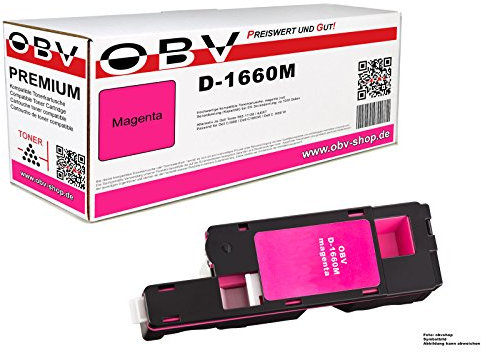 OBV Kompatibel Toner ersetzt Dell 593-11128 4J0X7 für C1660 C1660w - Magenta 1000 Seiten
