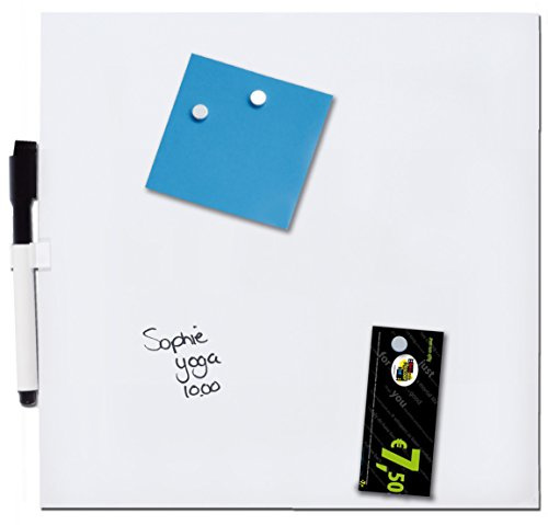 DESQ® 4211 Organizer, frameless Design und mit starker MDF-Rückplatte Komplett mit Marker und ein Reiniger