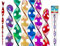 Out of the blue KG Windspiel Windspirale Twister in Regenbogenfarben 6-fabig Sortiert Höhe 40 cm 6 Stück