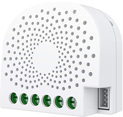 Aeotec Nano ON/off Controller con Misurazione della Potenza, Z-Wave Plus in-Wall Smart Switch per Domotica, ZW116 10A Neutro richiesto, Funzion, 0.8 W, 240 V, White, 1.7 x 1.6 x 0.8 inches