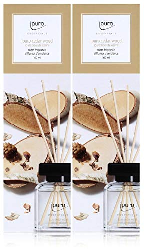 Essentials by ipuro Cedar Wood 100ml Raumduft (2er Pack)
