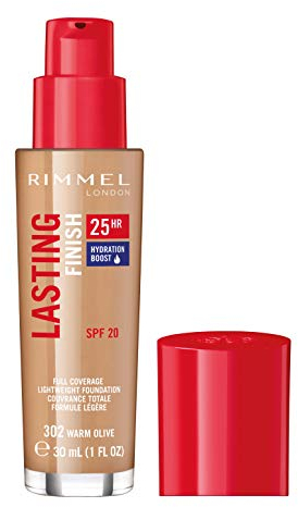Rimmel Lasting Finish 25 Stunden lang anhaltendes flüssiges Make-up LSF 20. 302 Warm Olive 30 ml