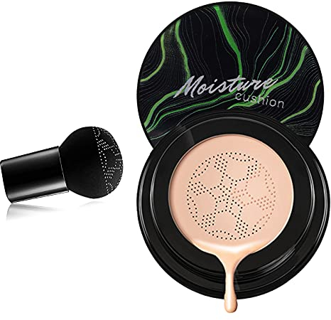 Fengyang® Luftkissen CC Creme, Cushion Foundation, Pilzkopf Flüssige Grundierung, Cushion Foundation Korean, BB Creme, Mushroom Head Air Cushion BB Cream, Perfekte Abdeckung (Elfenbein)