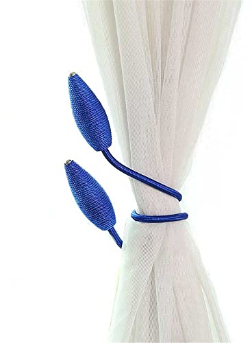 GIVBRO Vorhang-Raffhalter Schnalle Flexible Raffhalter Vorhang Raffhalter Oval Form Vorhang Clips Zubehör für Vorhänge Dekoration (#G)