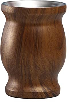 Mate Argentino, Vaso De Acero Inoxidable Para Yerba Mate, Taza Calabaza De Doble Pared, Fácil De Limpiar y Muy Duradero, para La Bebida De Yerba Mate (260ml / 9.17oz)