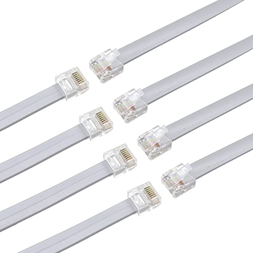 RIIEYOCA Lot de 8 câbles de raccordement Ethernet courts Cat5e de 30 cm, cordon réseau plat RJ45 pour routeur, modem, commutateur, serveur - Gris