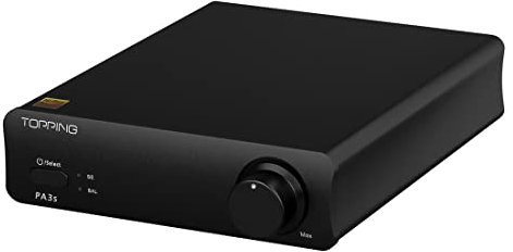 AOSHIDA TOPPING PA3s HiFi Amplifier, MA12070*2 Chips 80Wx2 Balanced Power Amplifier, 2 Channel Amplifier for Home Speakers (Black)