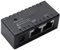 Oikabio Poe Splitter Injecteur Poe Rj45 DC 5.5mm X 2.1mm Entrée Passif Injecteur Poe Injector Splitter Connecteur pour Caméra Réseau IP (Noir)