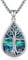 Eusense Colliers d'arbre de vie pour femmes, pendentif d'arbre de vie en argent 925 avec coquille d'haliotide naturelle Cadeaux pour femmes Mère Fille Filles