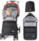 Ivywind Fußsack Kinderwagen Winter,Universeller Fußsack Buggy mit verstellbarer Kapuze,Wasserdicht Fusssack Kinderwagen Baby mit Reißverschlus,Abnehmbar und Waschmaschinenfest,Schwarz und Grau