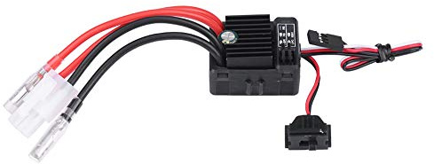 Contrôleur de vitesse ESC pour Voiture RC 1/10, Contrôleur de vitesse ESC 60A, Waterproof, Puissance, Efficacité, Compétition, Piste, Route, Jardin, Usage quotidien