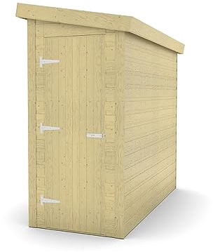 Arbor Garden Solutions Narrow Alley Shed, 4.5m x 1.2m, double door