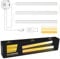 ALITOVE 5V LED-Schrankbeleuchtung 3 Packungen Verknüpfbare Unterbauleuchte Küche 30cm mit Bewegungssensor Nachtlicht 3 Farben Dimmbar LED Lichtleiste für Kleiderschrank Treppe Küche