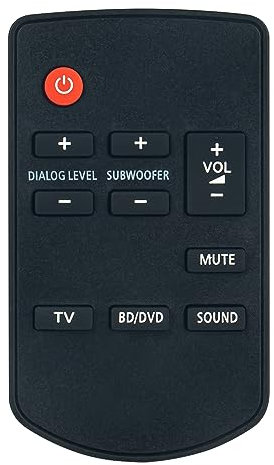 New N2QAYC000084 Remote Control Replacement - VINABTY N2QAYC000084 Sound Bar Replace Remote Control fit for PANASONIC Soundbar SC-HTB65 Sc-htb65 SA-HTB65 Sa-htb65 Remote Controller