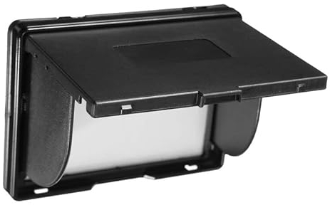 BRAVECOW Parasole per schermo LCD per fotocamera SLR, rimovibile, pieghevole, universale