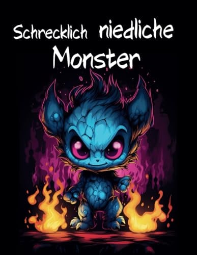 Schrecklich niedliche Monster: Kreative Entspannung: Ein Malbuch Für Jugendliche und Erwachsene voller monströser Überraschungen
