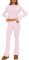 ABINGOO Damen Baumwoll Lounge Oberteil Und Schlaghose Geschnittene Yoga Trainingsanzug Zweiteiliger Outfit Schmal Loungewear Set (Rosa, M)
