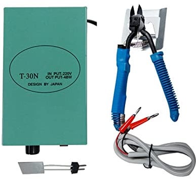 HT200/HT180 Electric Heating Scissors Shear Knife Heated Scissors with Power Supply for Rubber