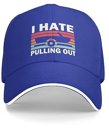 Baseballkappe Ich Hasse Es, Rauszuziehen Bootfahren Bootsanhänger Kapitän Freizeit Mütze Mode Baseballkappe Für Herren Damen Mit Schweißband Vintage Basecap, Für Sport, Reisen, Väter