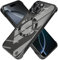 aidvaia Frameless Magnetic Phone Case Compatible with iPhone 16 Pro Clear Minimalist Case Transparent Clear Plating Black Frameless Design Lens Protects Shockproof Case
