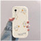 Anatra Custodia Onda Silicone Morbido Compatibile con iPhone XR Bianco Cover