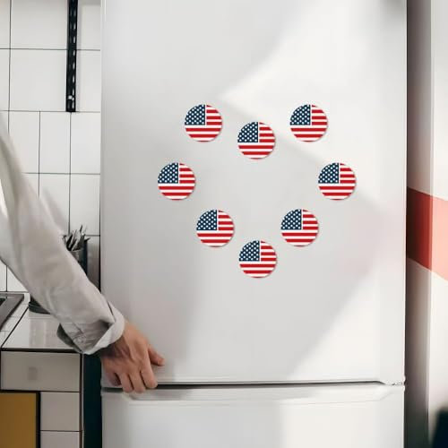 Custom Fridge Magnet, Personalized Photo Fridge Magnets Bulk, Customized Round Refrigerator Magnet for Home Kitchen Office School Locker Decoration, 1Pcs