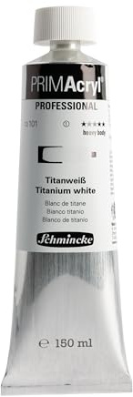 Schmincke PRIMAcryl Professional Titanweiß 150 ml Tube, 13 101 019