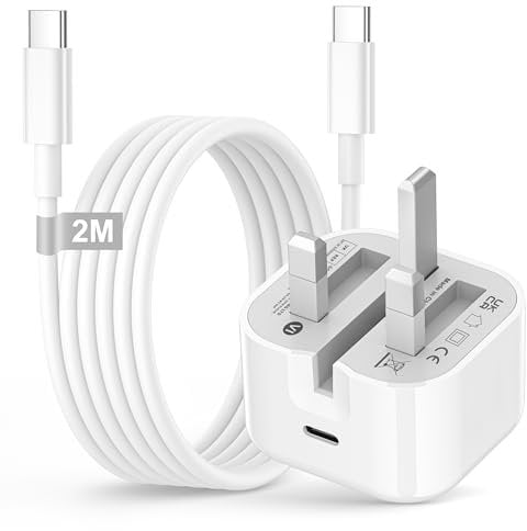 iPhone 16 15 Charger Plug and Cable [Apple MFi Certified], 20W USB C Charger with USB C Cable Fast Charge for iPhone Air/17/17 Pro/17 Pro Max/16/16 Plus/16 Pro/16 Pro Max/15 Plus/15 Pro/15 Pro Max