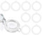 8 PCS Replacement Rubber Seals for Jars, White Rubber Gasket Sealer, Silicone Gasket Jar Seals, Silicone Jar Lids for Storage Glass Sealed Canning Jars