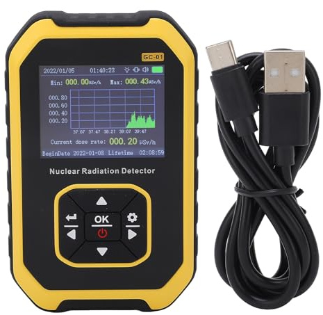 Contatore Geiger β γ X Ray Monitoraggio in Tempo Reale Misuratore di Rilevamento Audioattivo Digitale per Piastrelle di Marmo
