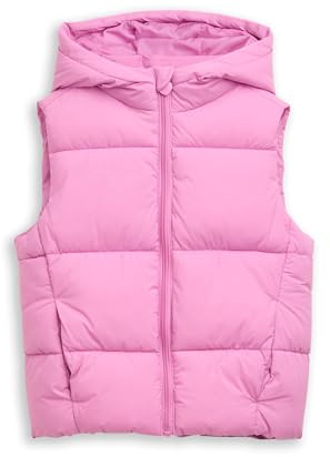 Tom Tailor Mädchen 1047604 Kinder Puffer-Weste mit Kapuze (1er Pack)