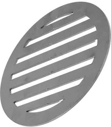 VINTORKY Griglie per A Carbone Griglia di Ricambio in Ferro Piastra per Rotonda per Barbecue Accessorio da 155 Mm Facile Manutenzione