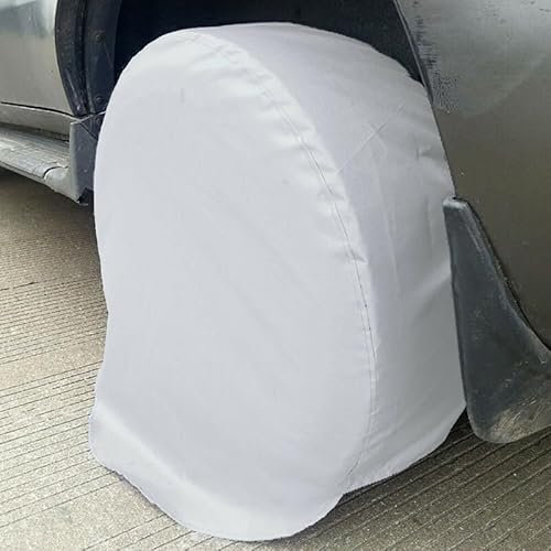 Housse de protection de pneu toutes saisons pour camping-car, camion, voiture et remorque - Convient aux tailles de 68,6 à 73,6 cm